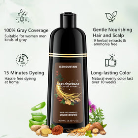 ICEMOUNTAIN shampoo texture close-up highlighting creamy conditioning benefit