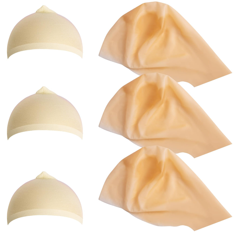 Iceyyyy front packaging showing six-piece bald cap set for easy costume prep