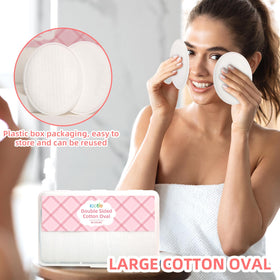 ICOTLE EF-patterned side close detail showing textured lift for stubborn makeup benefit