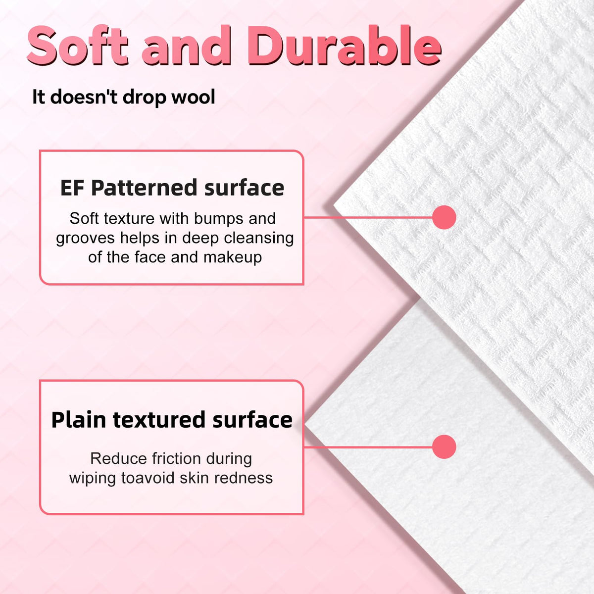 ICOTLE expanded towel flat on surface demonstrating full size and absorbency benefit