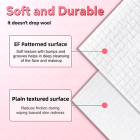 ICOTLE expanded towel flat on surface demonstrating full size and absorbency benefit