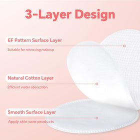 ICOTLE pad in hand removing eye makeup demonstrating gentle, efficient removal benefit