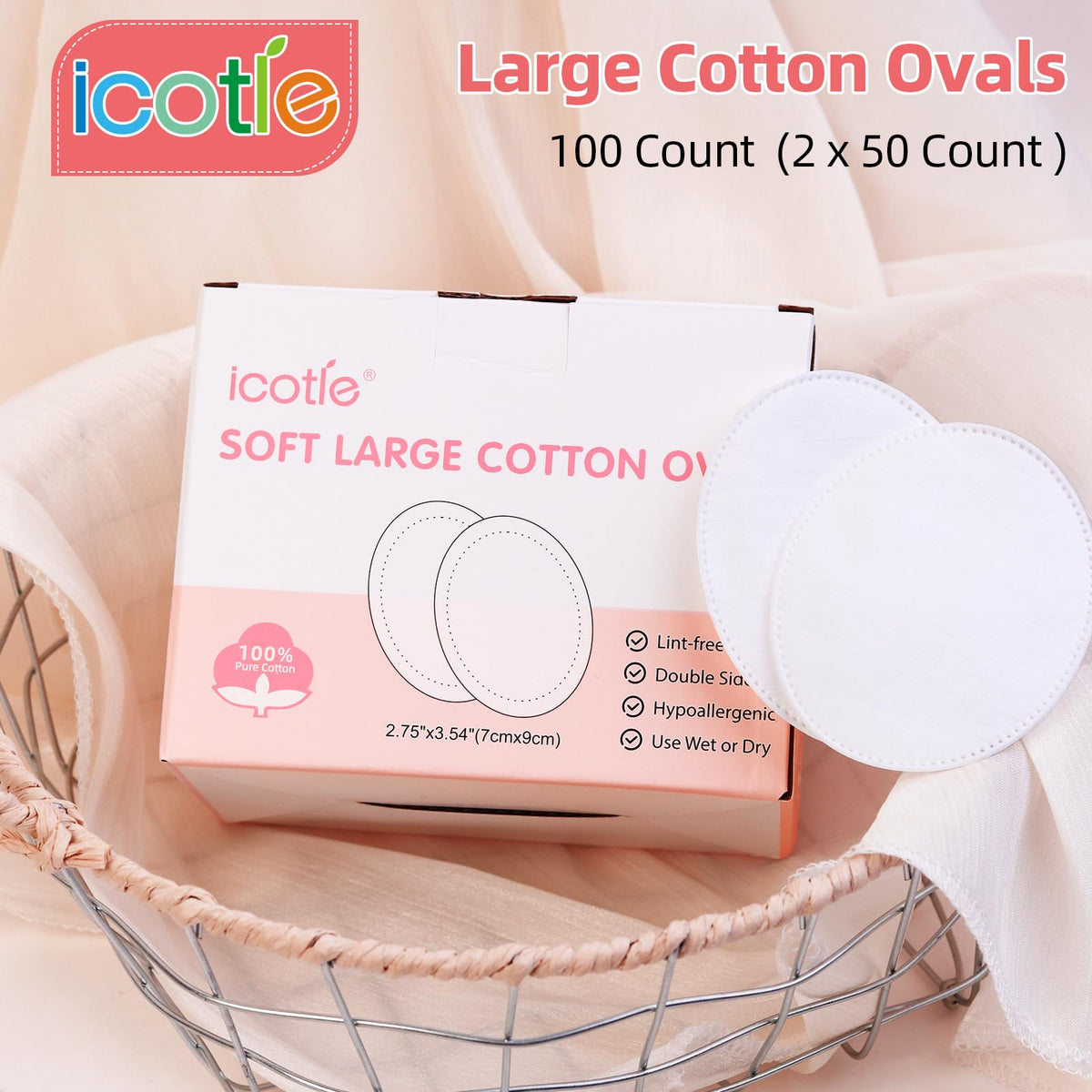 ICOTLE pad absorbing toner quickly for even application and less waste