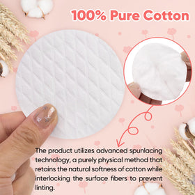 ICOTLE pad in hand demonstrating 3.14-inch extra-large size for full-face coverage
