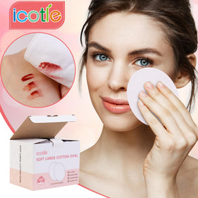ICOTLE resealable bags packed for travel keeping pads dry and hygienic