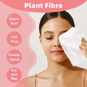 ICOTLE close-up textured side for efficient makeup removal