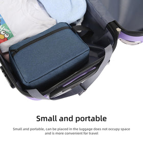 Icramsy packed in suitcase illustrating travel-ready, organized convenience