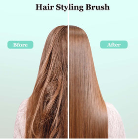 iDAOLI brush held in hand to show compact size and travel-friendly benefit