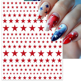 IDDFEVE close-up of 3D star detail highlighting texture and glossy salon finish