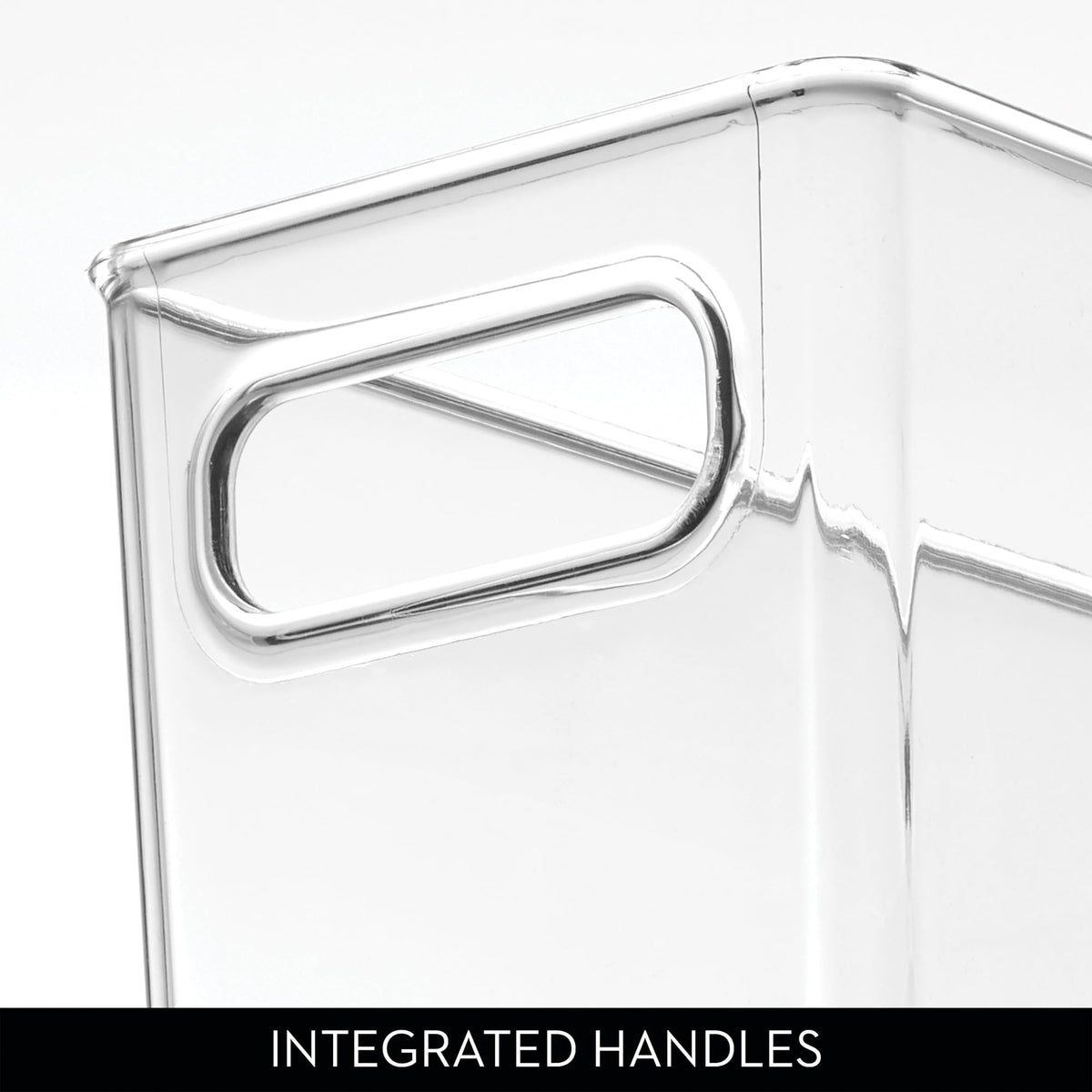 iDesign bin filled with skincare products showing instant visibility benefit