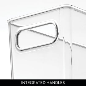 iDesign bin filled with skincare products showing instant visibility benefit