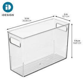 iDesign close-up of comfortable carry handles for easy transport and organization