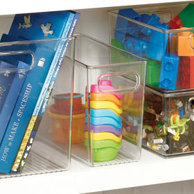 iDesign placed under sink in narrow gap demonstrating tight-space solution benefit