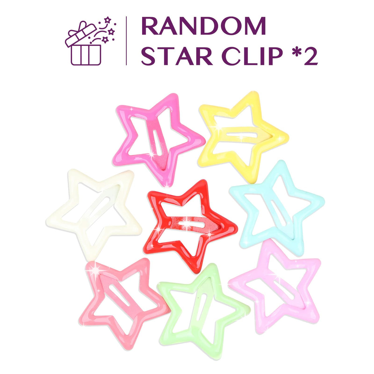 IDN BEAUTY star clip accessories displayed showing playful accents benefit