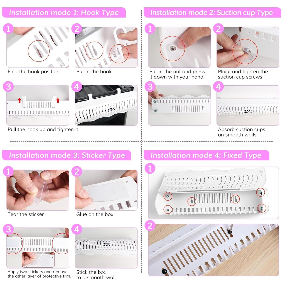 IDN BEAUTY holder next to ruler showing compact, travel-friendly size