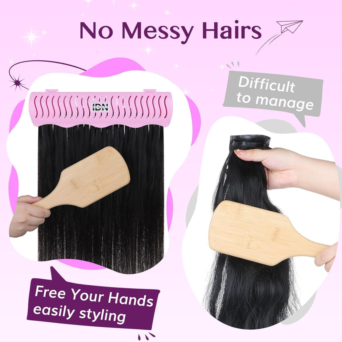 IDN BEAUTY strong suction cup detail demonstrating firm mirror attachment