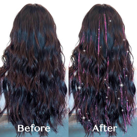 IDN BEAUTY group watching match with tinsel clips, boosting festive game-day look