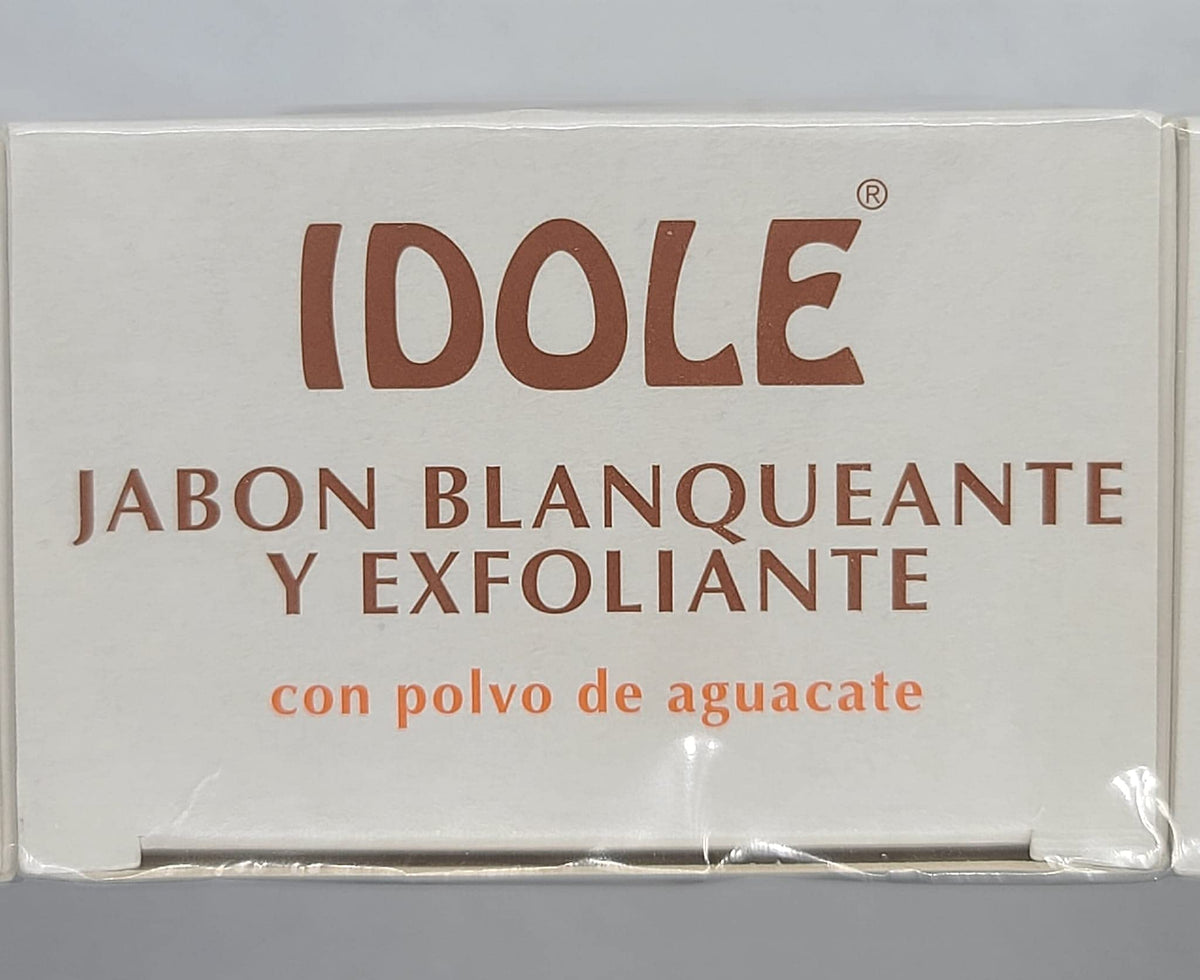 Idole soap on bathroom shelf in lifestyle setting suggesting daily brightening routine