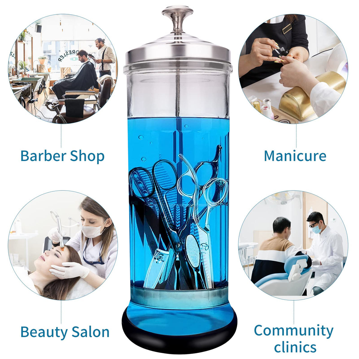IEBARBER silicone non-slip ring under base for stable countertop placement