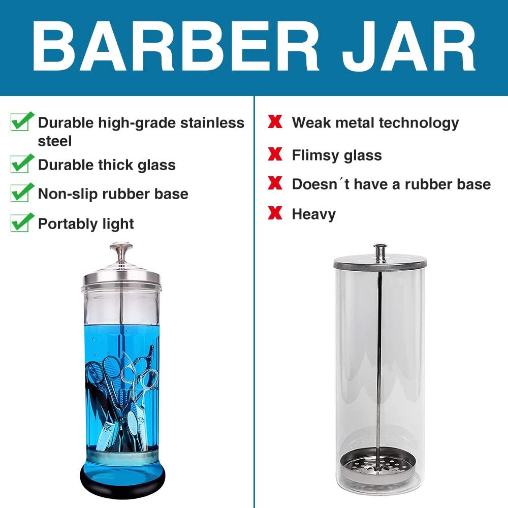 IEBARBER lid and knob detail for secure grip and easy access benefit