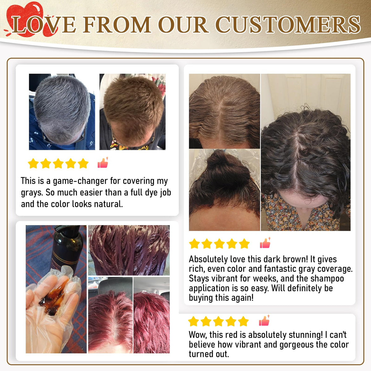 iemokoda applying shampoo to hair for quick at-home color benefit
