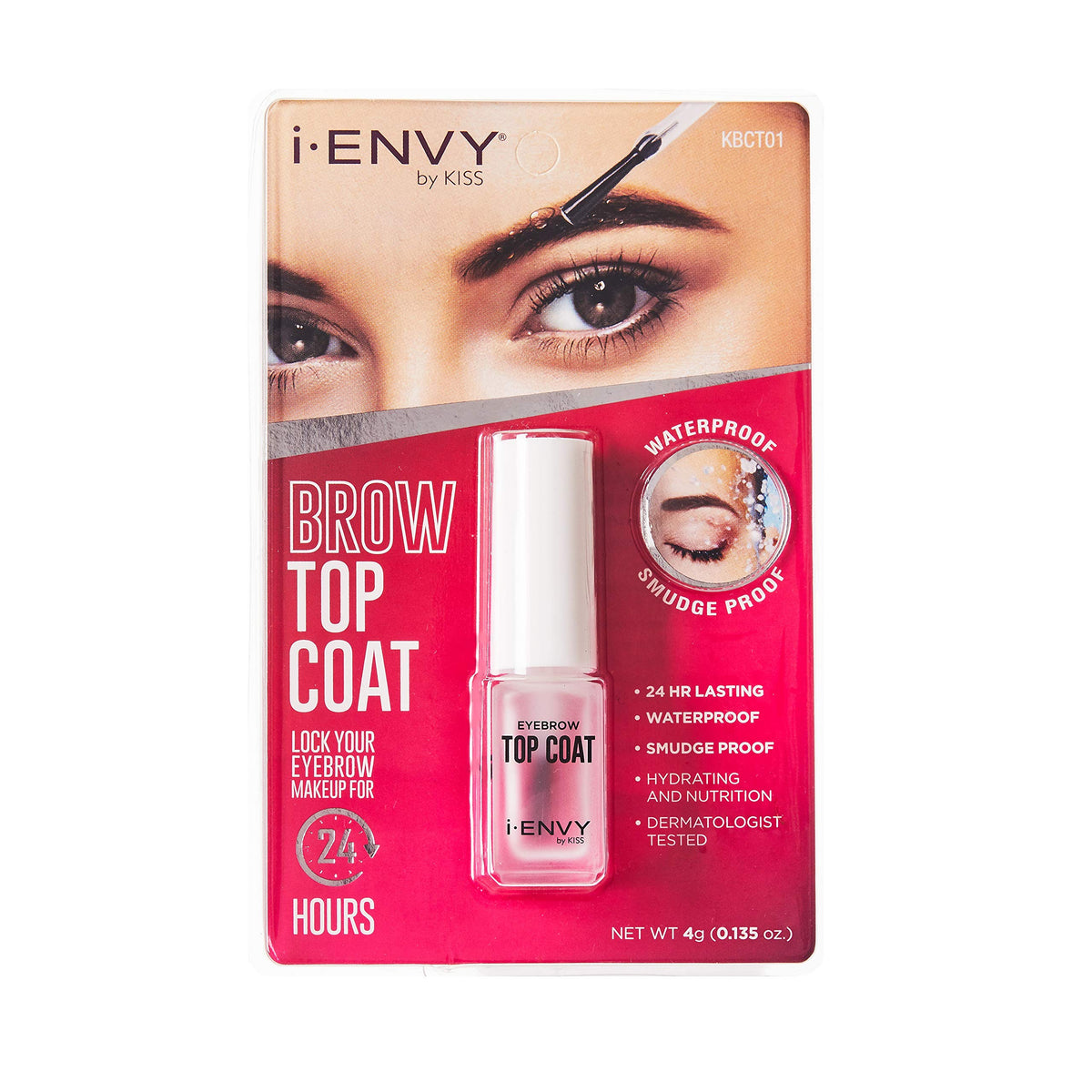 iENVY clear bottle front showing label and compact size for travel convenience