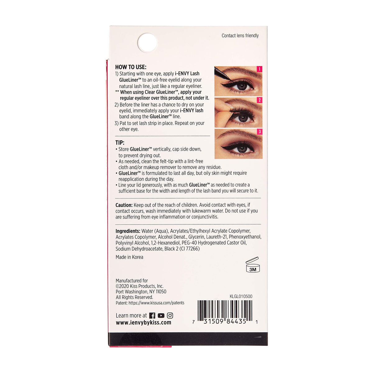 iENVY felt-tip close-up for precise lines and easier lash placement