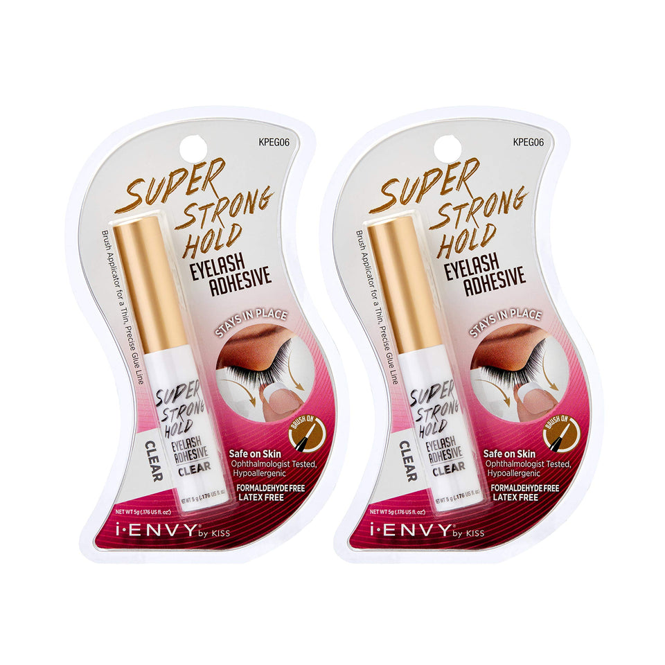 iENVY front packaging showing clear lash glue and quick-drying benefit