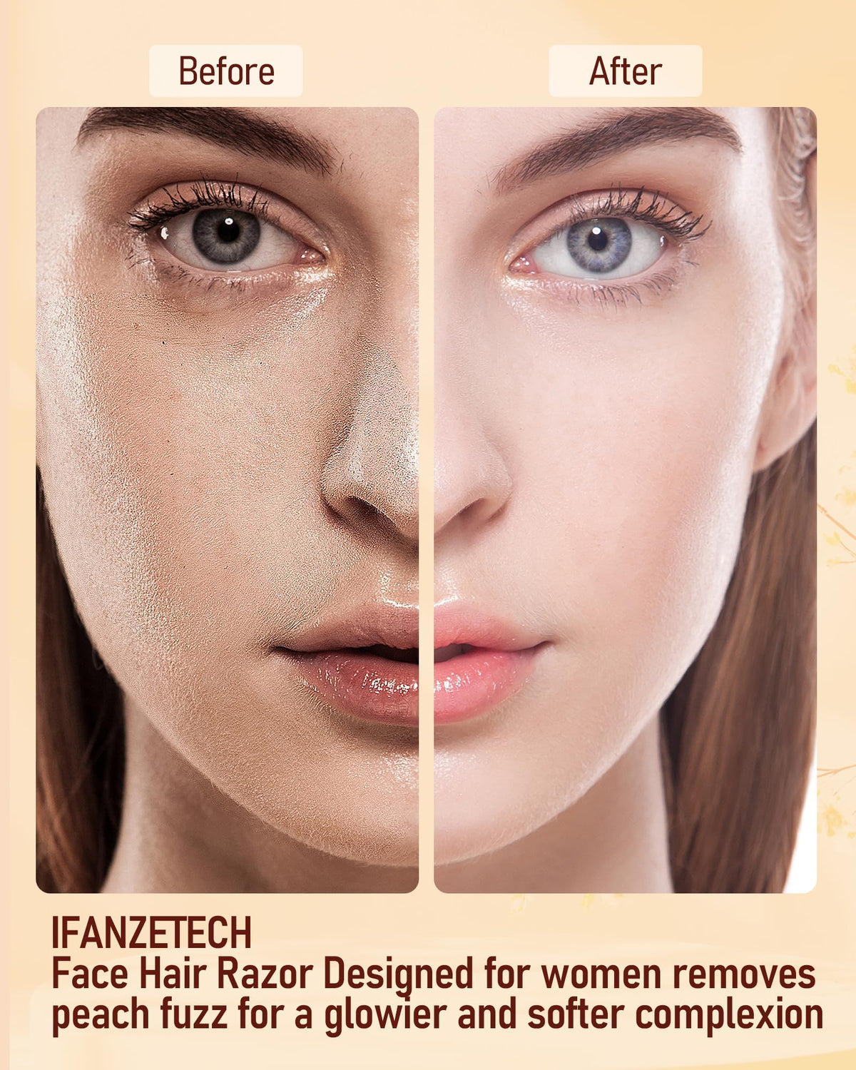 IFANZETECH tucked inside a makeup bag for quick on-the-go touch-ups
