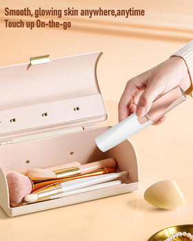 IFANZETECH held in hand to show compact size and travel convenience