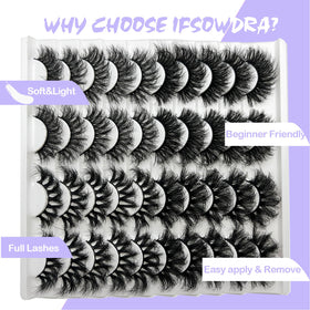 IFSOWDRA thin cotton band detail for comfortable molding to lash line