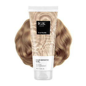 IGK front packaging shows product and brand for quick identification and shelf appeal
