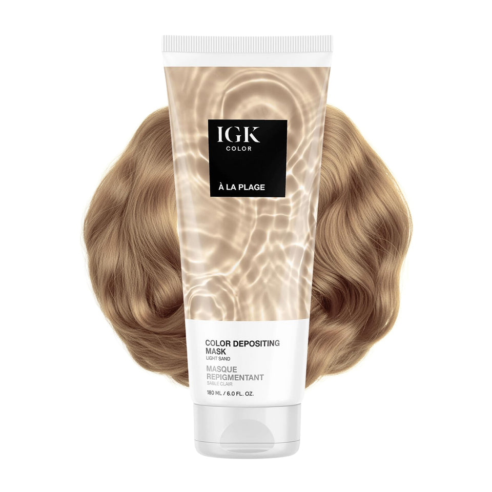 IGK front packaging shows product and brand for quick identification and shelf appeal