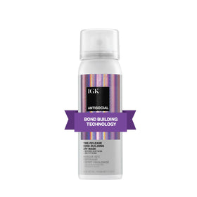 IGK ANTISOCIAL front packaging showing travel-size bottle and clear label for quick recognition and convenience