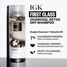 IGK before and after volume comparison showing lifted roots and fuller hair appearance