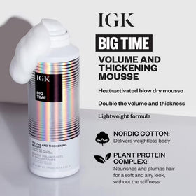 IGK Big Time in hand application showing even distribution and control