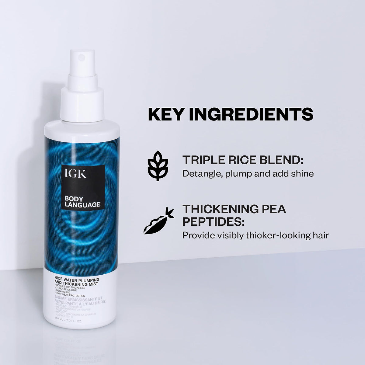 IGK rice water essence texture on hand, shows lightweight hydrating finish