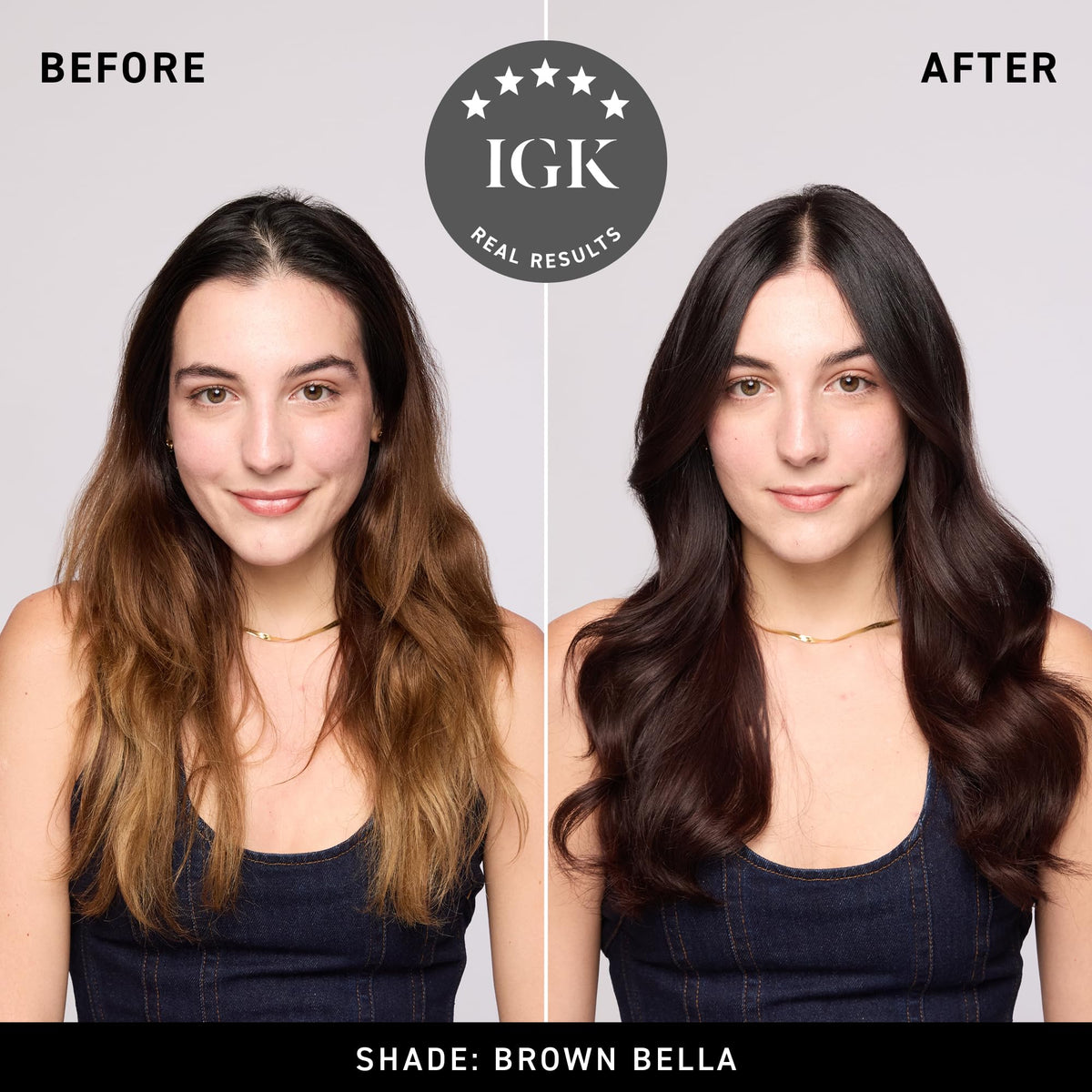 IGK Brown Bella creamy mask close-up showing rich texture and moisturizing benefit