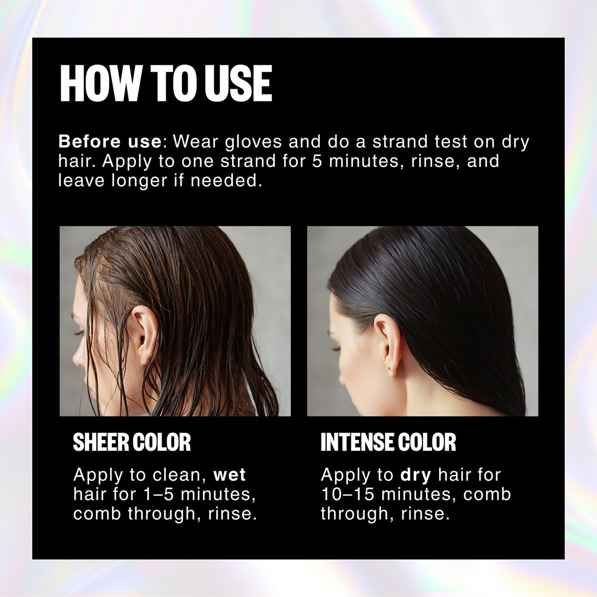 IGK Electric Bronze hands applying mask highlighting easy application and even distribution