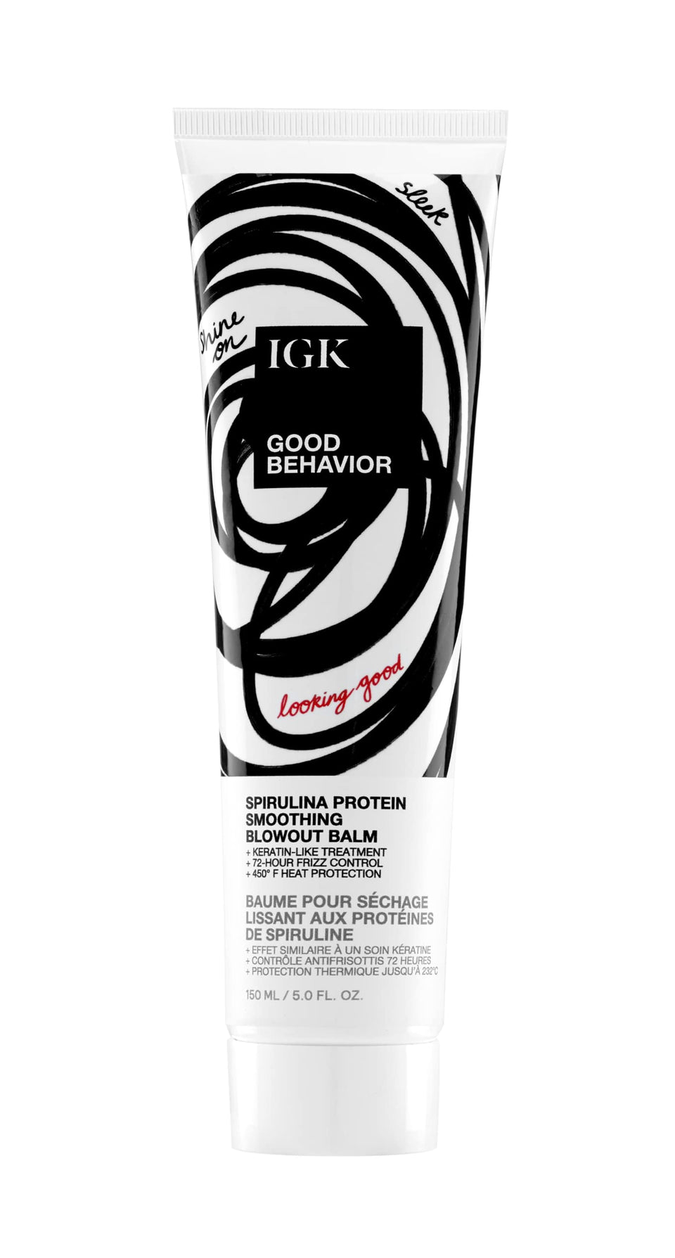 IGK front packaging showing product and branding for easy identification and shelf appeal