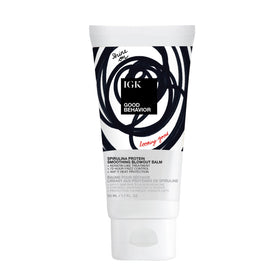 IGK Good Behavior travel-size front packaging showing bottle and label for travel convenience