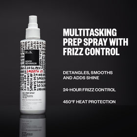 IGK spray nozzle close-up demonstrating easy, even mist application benefit