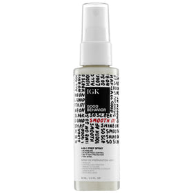 IGK front packaging travel-size bottle showing brand and label benefits