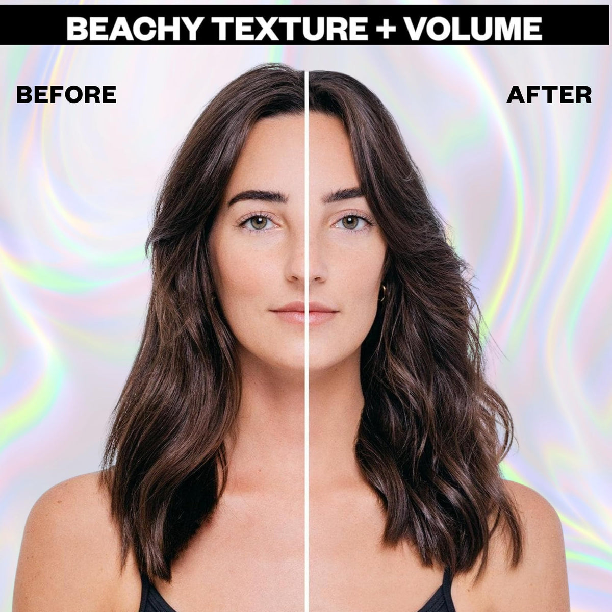 IGK before and after showing increased volume and fullness