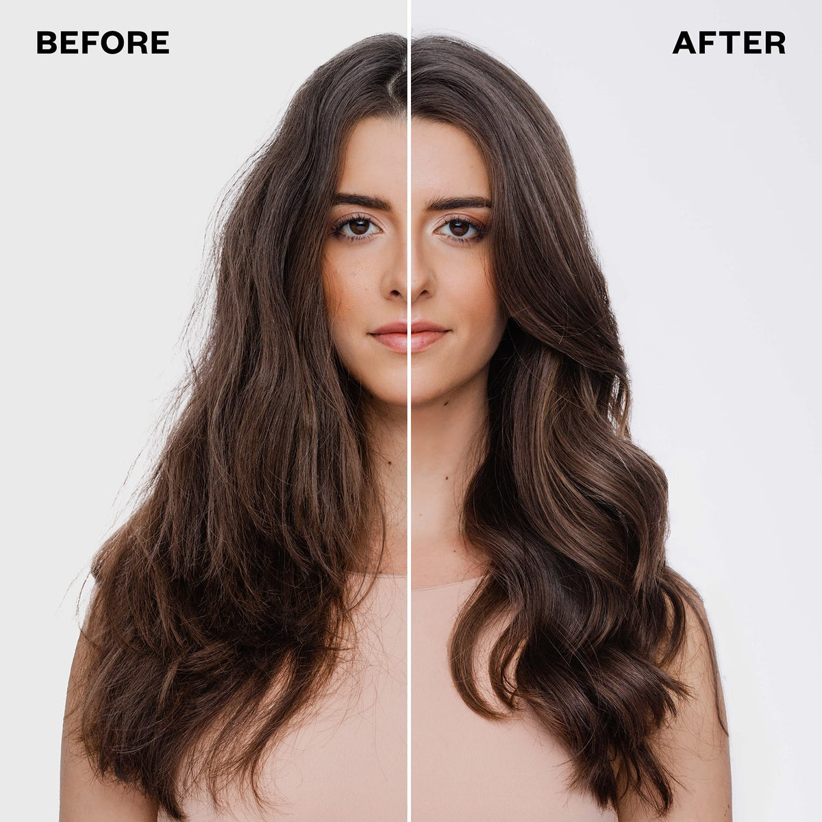 IGK MISTRESS applied to hair mid-lengths controls frizz and adds shine