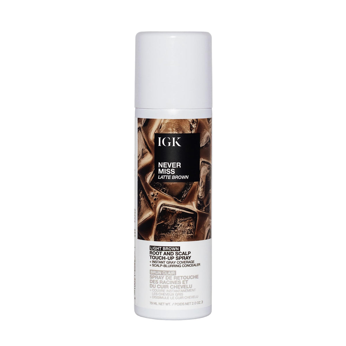 IGK front packaging shows product and shade, easy identification benefit