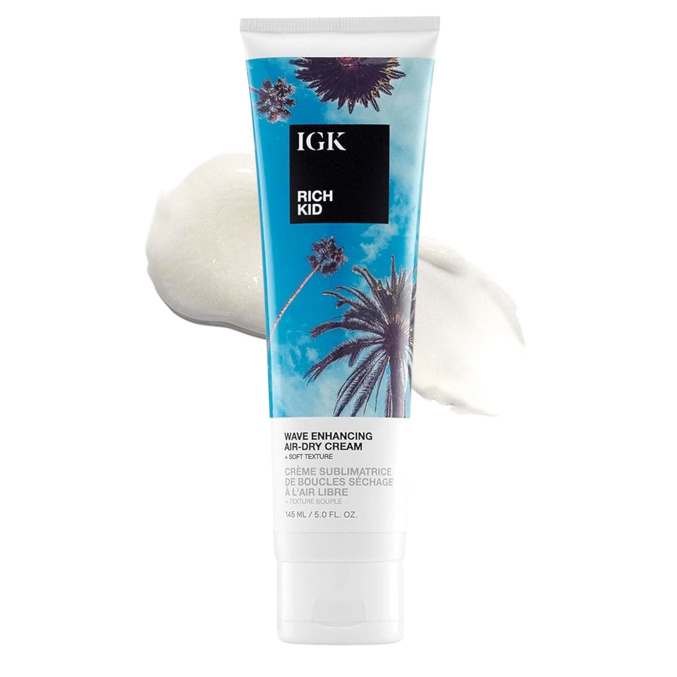 IGK Rich Kid front packaging showing product and volume benefits