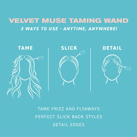 IGK Velvet Muse formula texture on applicator demonstrating wax-free finish