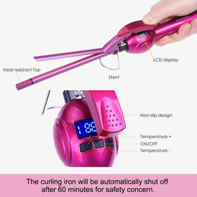 iGutech LCD display and control buttons detail for selecting precise temperature settings