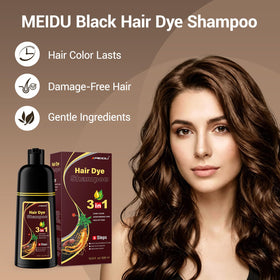 IIIMEIDU lifestyle portrait of woman smiling after use showing natural-looking color benefit